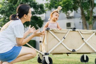 From the U.S. to Germany: Why My Parenting Must-Haves Like the Snoo and Stroller Wagons Just Don’t Click!