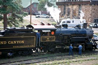 Embark on a 65-Mile Scenic Train Adventure to the Grand Canyon: Experience Breathtaking Views and Live Entertainment!