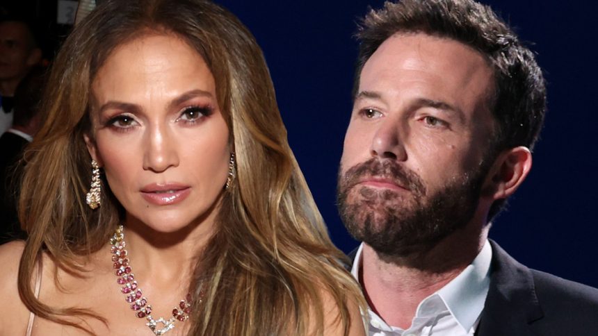 Unraveled Romance: Jennifer Lopez and Ben Affleck’s Silent Struggle Amid Slow-Moving Divorce