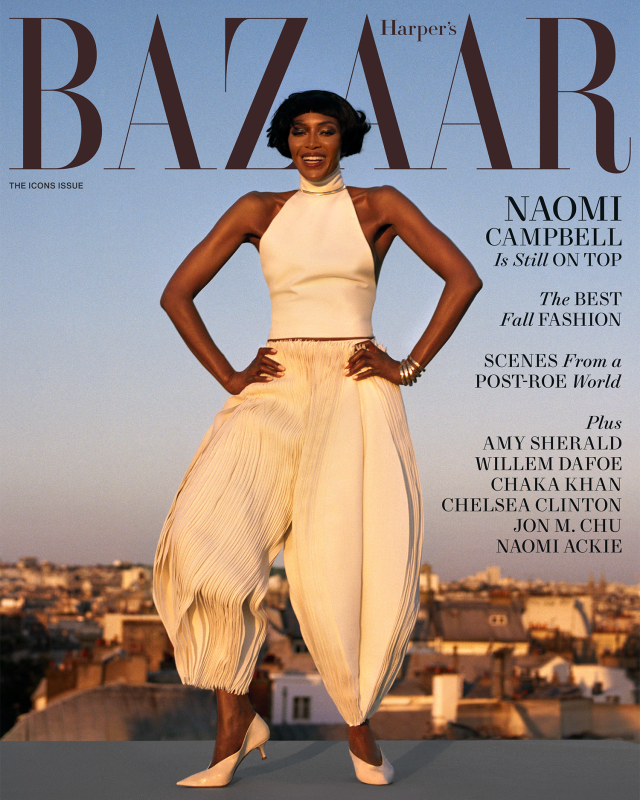 Unmissable: Naomi Campbell and Six Icons Shine in ‘Harper’s Bazaar’ September Issue, Plus Zoë Kravitz Takes Center Stage in ‘Esquire’!