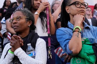 Emotional Rollercoaster: Harris Supporters React to Concession Speech in Stunning AP Photos