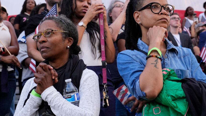 Emotional Rollercoaster: Harris Supporters React to Concession Speech in Stunning AP Photos